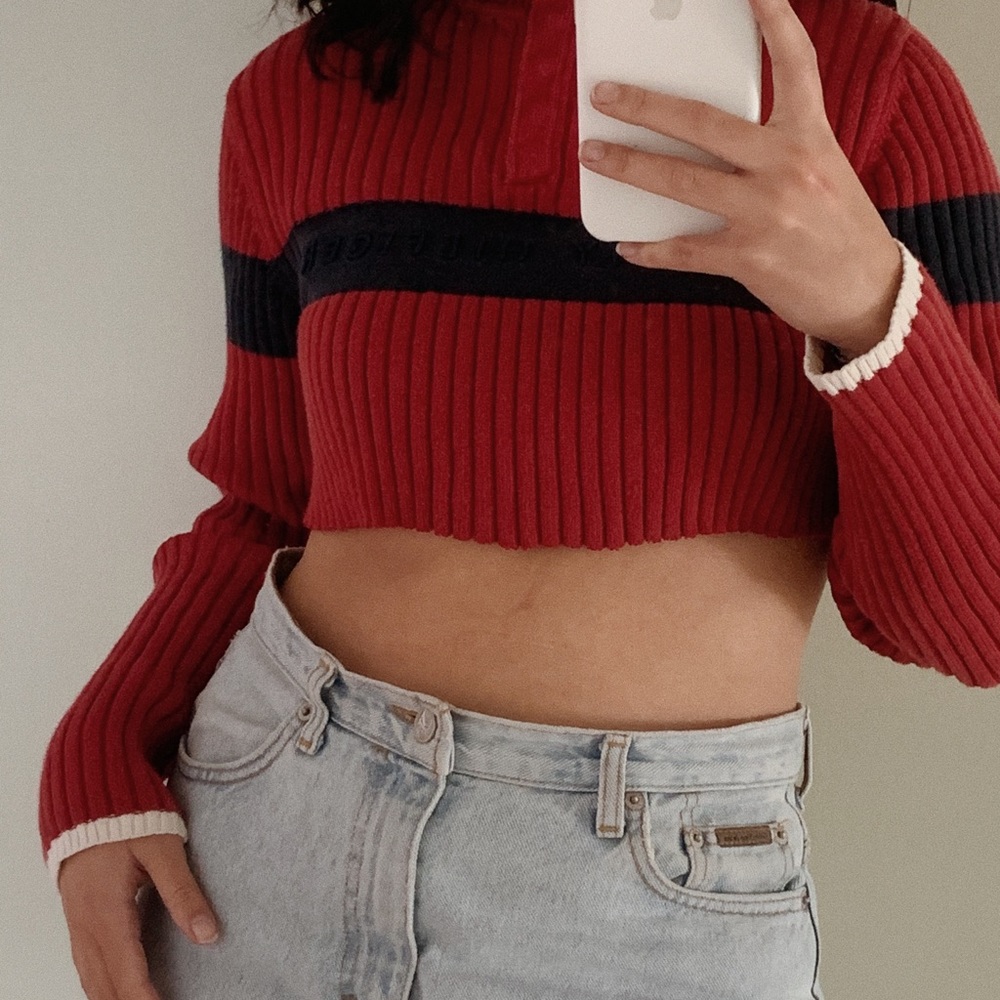 Cropped Tommy Hilfiger knit top - Picture 4 of 4
